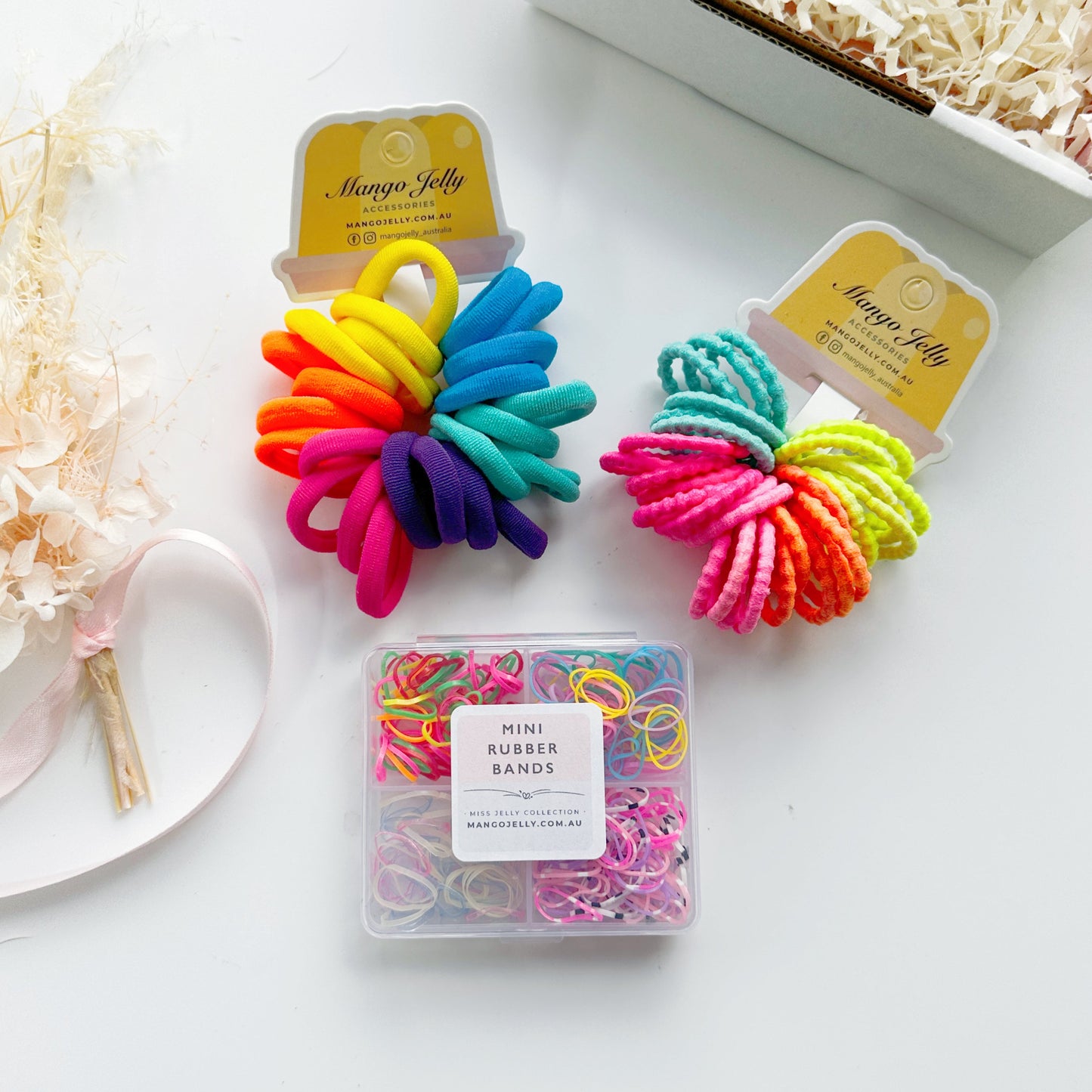Daycare Happy Colour Hair Ties Bunble