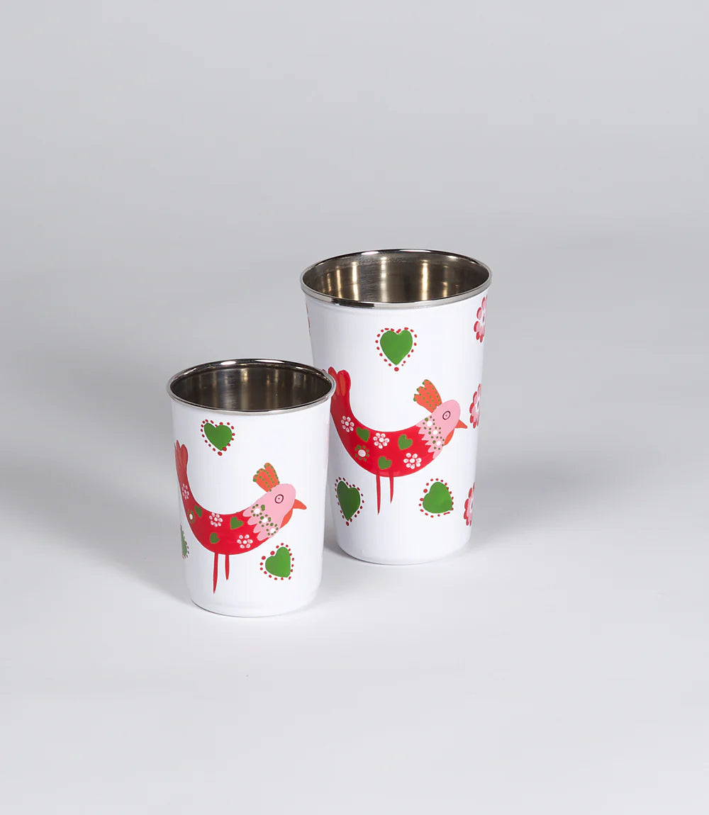 Ida the Chicken White Drinking Tumbler