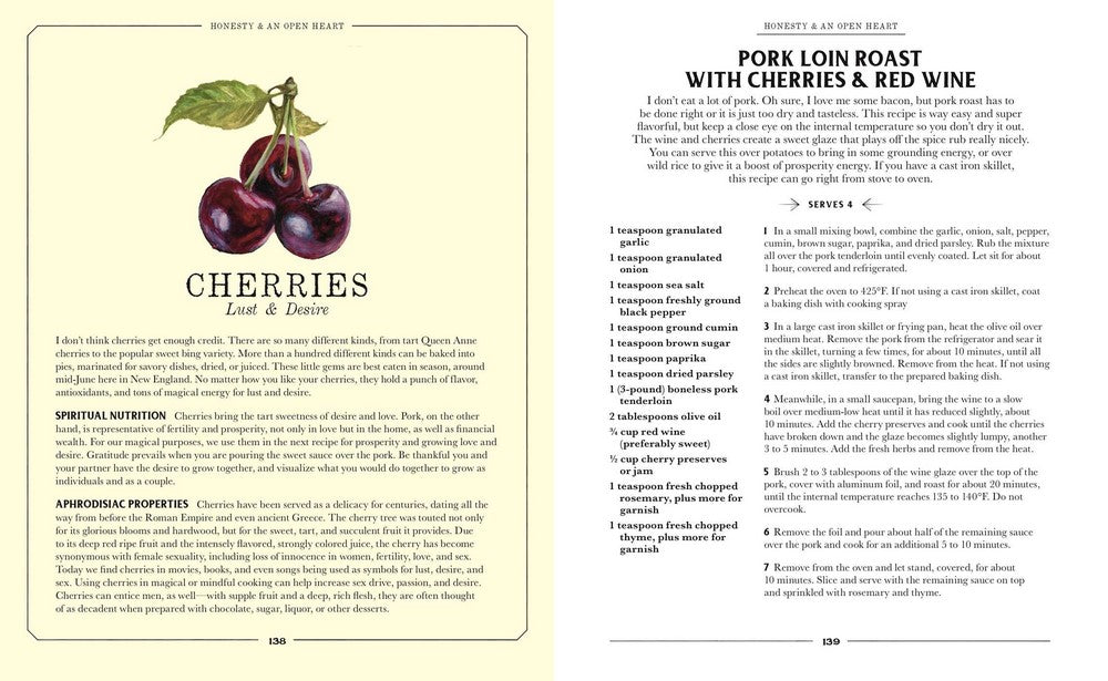 kitchen witch aphrodisiac recipe cook book