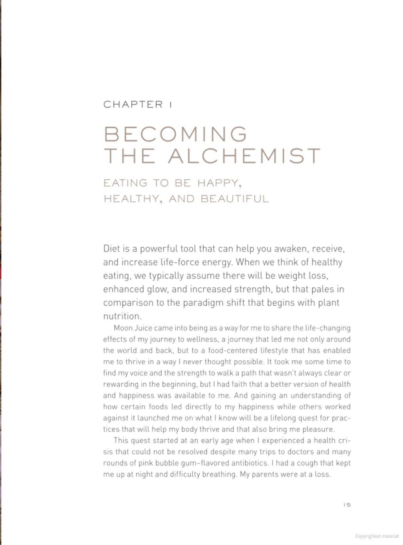 Moon Juice Cookbook By Amanda chantal bacon