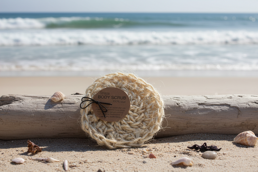 natural sisal bath exfoliate scrub