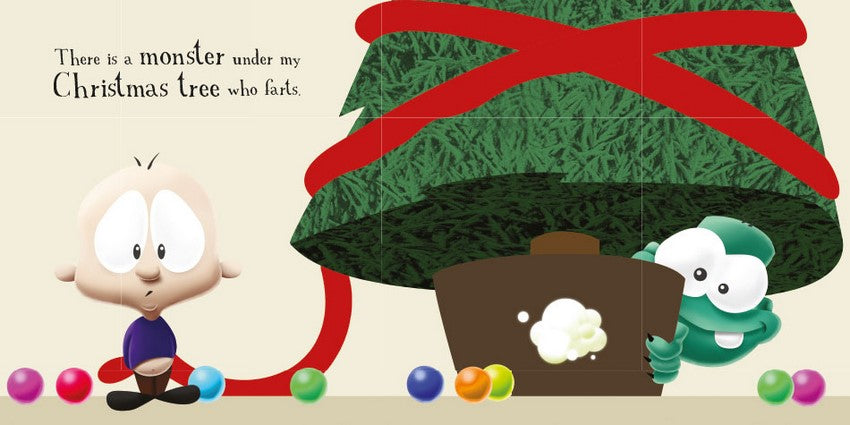 Christmas children's book monster