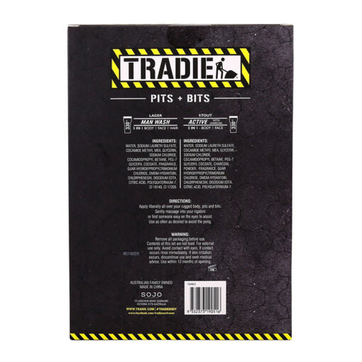Tradie Body Wash Beer Bottle 2 Pack