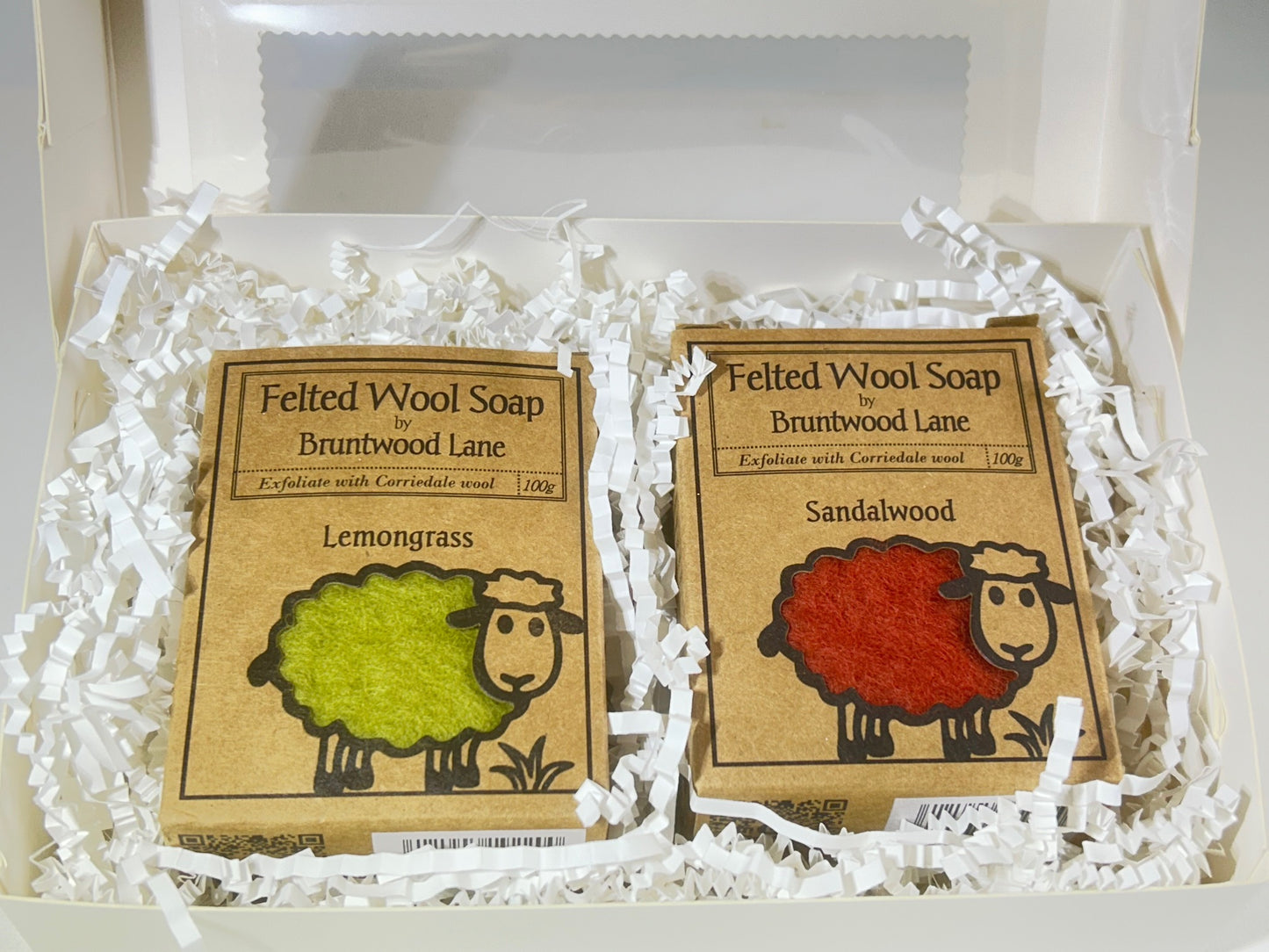 Felted Wool Soap Bar Workers 2 Pack Gift Set