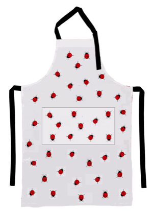 APRON HEAVY DUTY COTTON DRILL LADY BUG