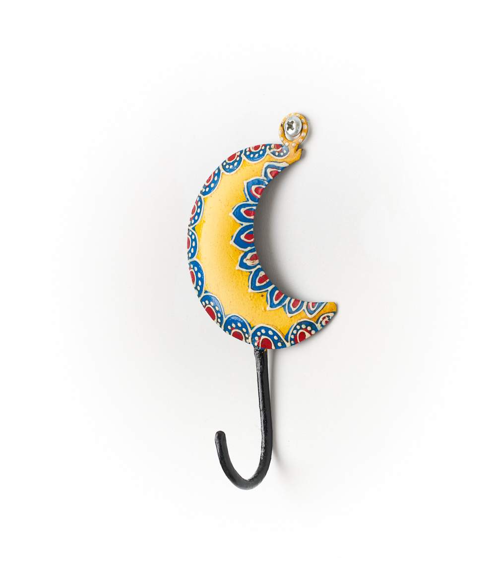 Wall Hook Metal Moon