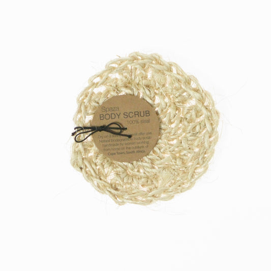natural body scrub sisal hand-crotched exfoliate