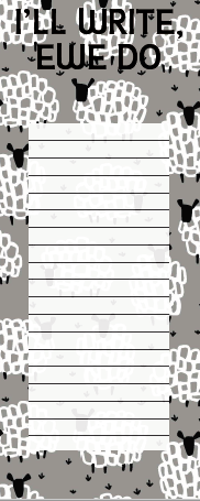 sheep stationery paper note pad