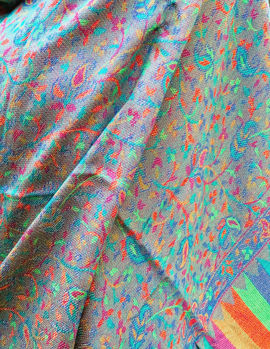 paisley print pashmina scarf