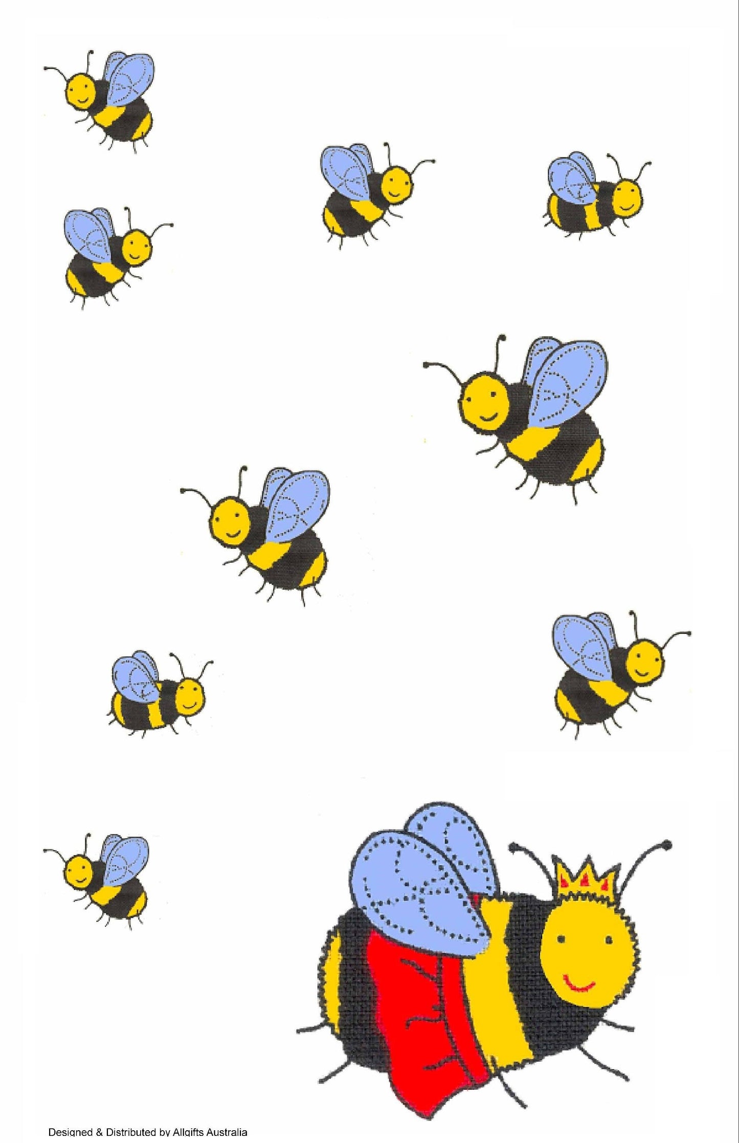 COTTON TEA TOWEL QUEEN BEE