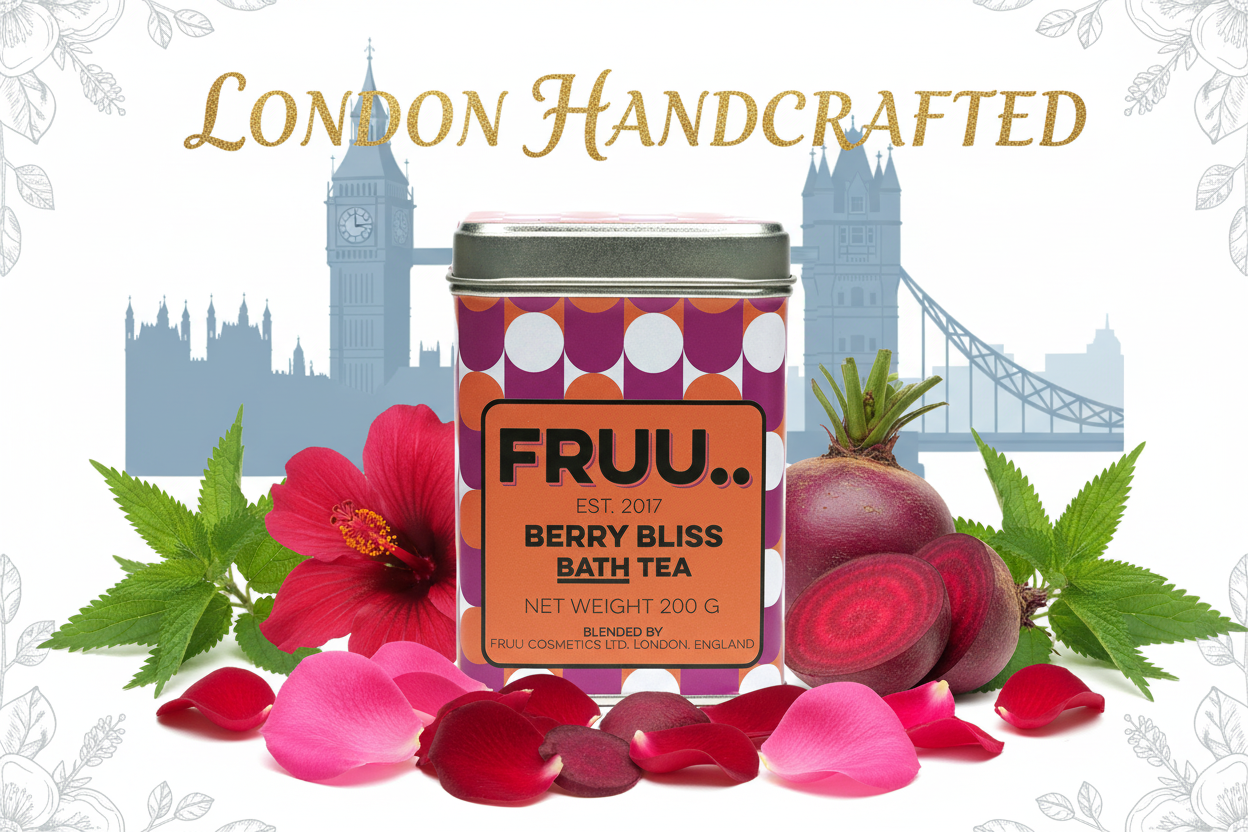 Fruu Bath Tea, berry bliss, Relaxing Bath soak