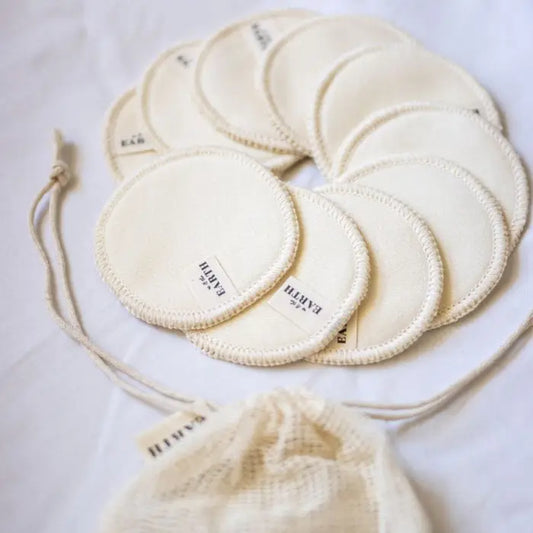 Hemp Facial Rounds Wipes Bag of 10