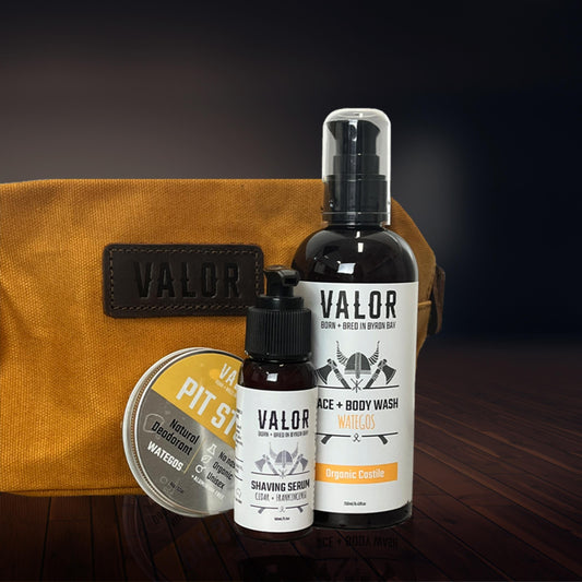 Fresh Man Gift Set Wategos Valor Organics