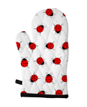 OVEN GLOVE AND POT HOLDER SET COTTON LADY BUG